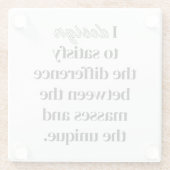 I Design Glass Onderzetter Glazen Onderzetter (Achterkant)