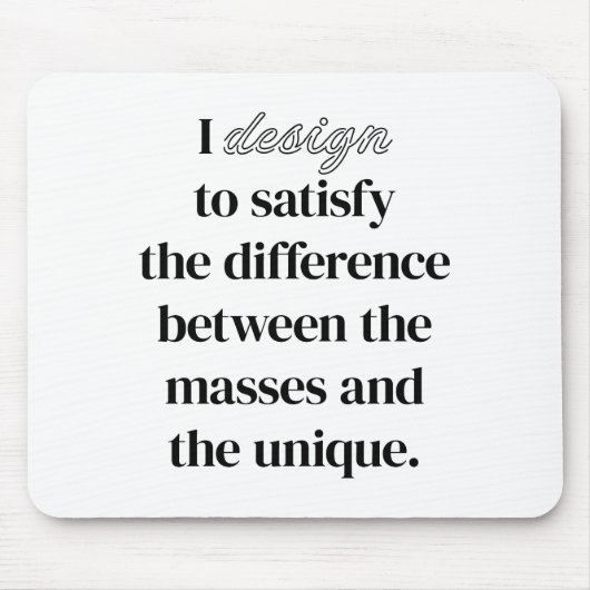 I Design Muismat (Voorkant)