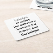 I Design Paper Onderzetter (Schuin)