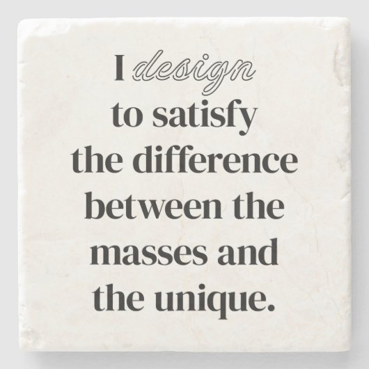 I Design Stone Onderzetter (Voorkant)