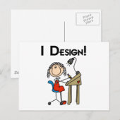 I Design Tshirts and Gifts Briefkaart (Voorkant / Achterkant)