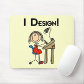 I Design Tshirts and Gifts Muismat (Met muis)