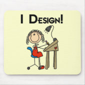 I Design Tshirts and Gifts Muismat (Voorkant)