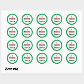 I Desire-status Ronde Sticker (Vel)