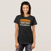 I Destroy Silence 7 T-shirt (Voorkant volledig)