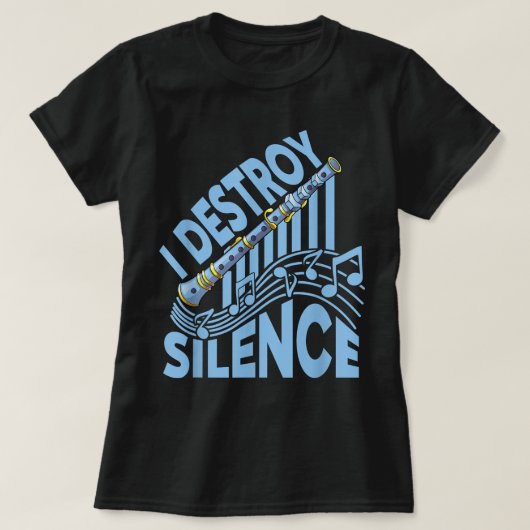 I Destroy Silence - Choir, Marching Band en Clari T-shirt (Design voorkant)