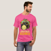 I Destroy Silence Drummer Drum T-shirt (Voorkant volledig)