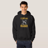I Destroy Silence drummer Hoodie (Voorkant volledig)