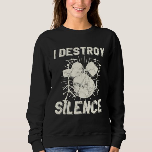 I Destroy Silence Drummer Trui (Voorkant)