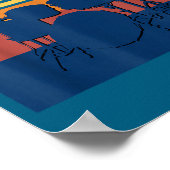 I Destroy Silence Drums Youth Funny Drumming Quote Poster (Hoek)