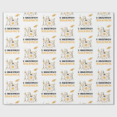 I Destroy Silence Funny Drummer Cadeaupapier (Vlak)