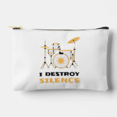 I Destroy Silence Funny Drummer Etui (Voorkant)