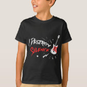 I Destroy Silence - Funny Music & Guitar Gift T-shirt (Voorkant)