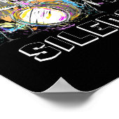 I Destroy Silence Poster (Hoek)