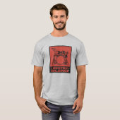 I Destroy Silence - Retro Drummer T-shirt (Voorkant volledig)