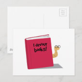 I Devour Books Briefkaart (Voorkant / Achterkant)