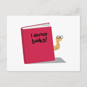 I Devour Books Briefkaart