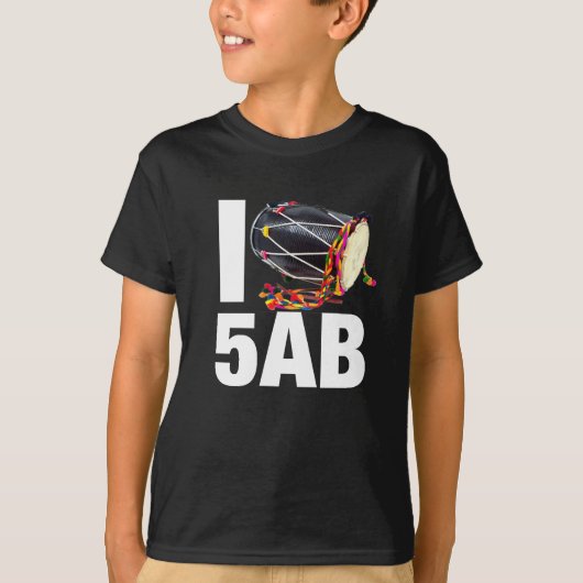 I ( Dhol ) 5AB T-shirt (Voorkant)