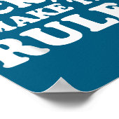 I Di Ck So Rules Humor Poster (Hoek)