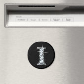 "I" Diamond Bling Magnet (Insitu (Vaatwasser))