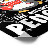 I Did The Math The Answer Is Penguin Christmas Mat Poster (Hoek)