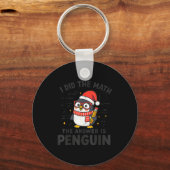 I Did The Math The Answer Is Penguin Christmas Mat Sleutelhanger (Voorkant)