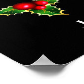 I Didn't Make The Rules Funny Christmas Mistletoe  Poster (Hoek)