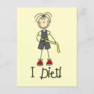 I Diet Tshirts en cadeaus Briefkaart
