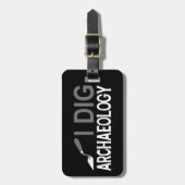 I Dig Archeology Bagagelabel (Voorkant verticaal)