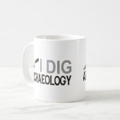 I Dig Archeology Koffiemok (Voorkant links)