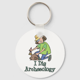 I Dig Archeology Sleutelhanger