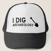 I Dig Archeology Trucker Pet (Voorkant)