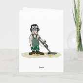 I Dig Booty Metal Detecteert Guy Kaart (Achterkant)