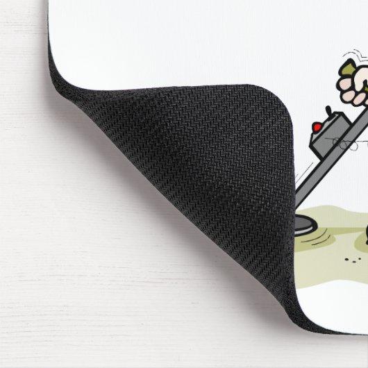 I Dig Booty Metal Detecteert Guy Muismat (Hoek)