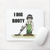 I Dig Booty Metal Detecteert Guy Muismat (Met muis)