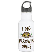 I Dig Burrowing Ownership Waterfles (Voorkant)