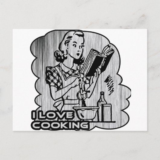 I Dig Cooking Garnish Briefkaart (Voorkant)