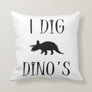 I Dig Dino's Sierkussen - (Dinosaurussen)