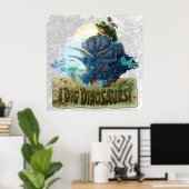I Dig Dinosaurs Poster (Thuiskantoor)