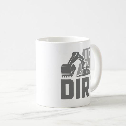 I Dig Dirt Koffiemok (Voorkant rechts)