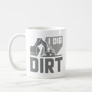 I Dig Dirt Koffiemok