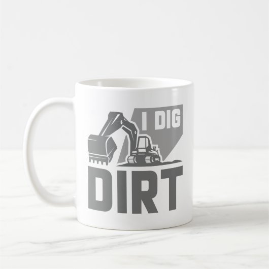 I Dig Dirt Koffiemok (Links)