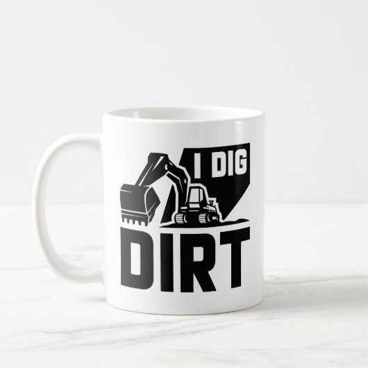 I Dig Dirt Koffiemok (Links)