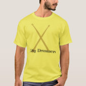 I Dig Drummers T-shirt (Voorkant)