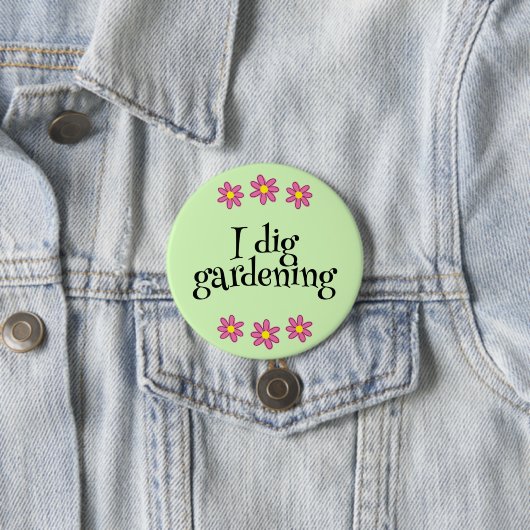 I Dig Gardening Ronde Button 7,6 Cm (In situ)