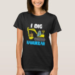 I Dig Hanukkah Crane Construction Kinder Chanukah T-shirt<br><div class="desc">Ik Dig Hanukkah Crane Construction Kinder Chanukah.</div>