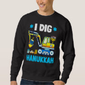 I Dig Hanukkah Excavator Construction Toddler Hanu Trui (Voorkant)