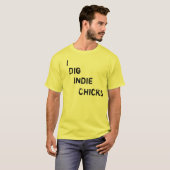 I Dig Indie Chicken T-shirt (Voorkant volledig)