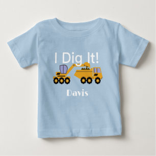 I Dig It Design - Baby fijne jersey T-shirt