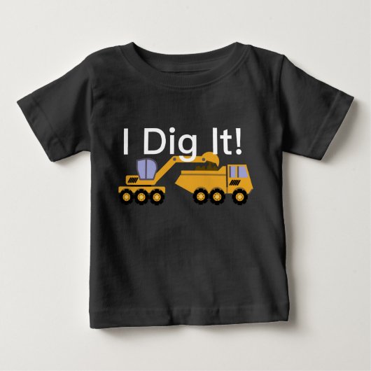 I Dig it Design - Baby Fine Jersey T-Shirt (Voorkant)